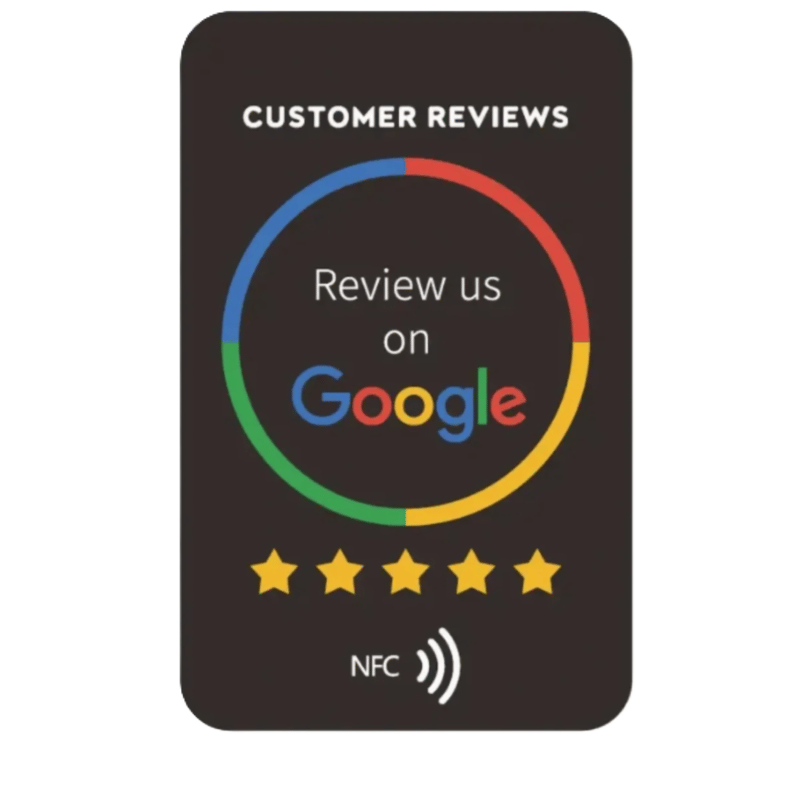 Google Review NFC Cards - Contactless 5-Star Tap to Review Business Cards by Netzwork